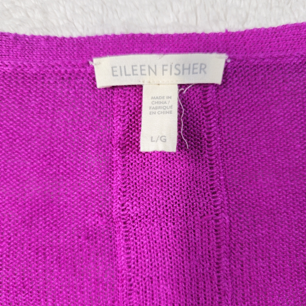 Eileen Fisher Purple Sweater Size L - Picture 6 of 9